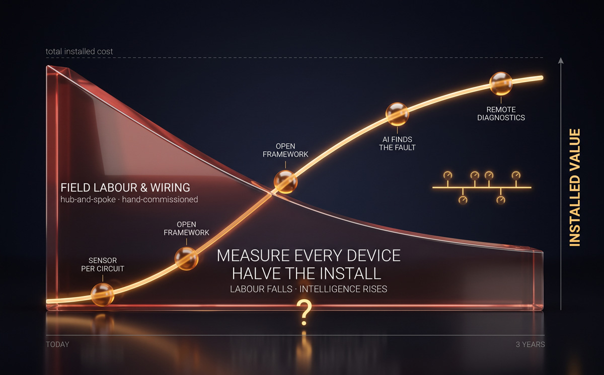 Halve engineering and installation costs while getting full current measurement of every device