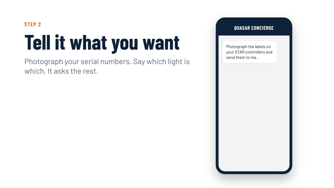 Quasar Concierge: an expert sets up your boat from your phone by chat, in minutes