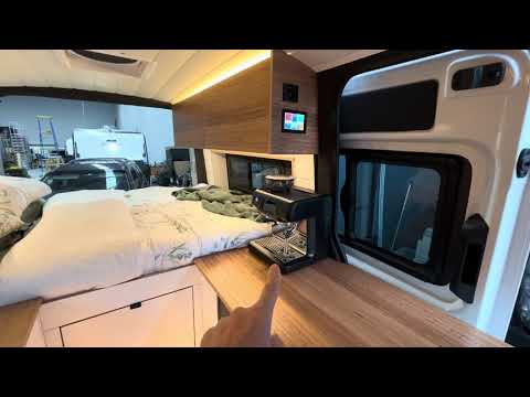 VW Crafter has clean fit out with Retro Touch yet it has it all! Walk through to see how.