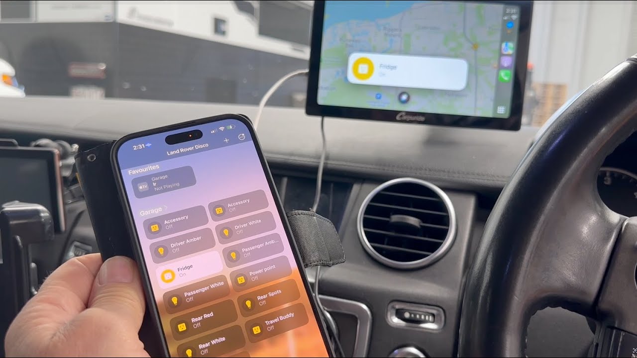 STAR Power running Carplay plus Bluetooth Switches plus CAN wired keypad plus the new STAR Touch 7in