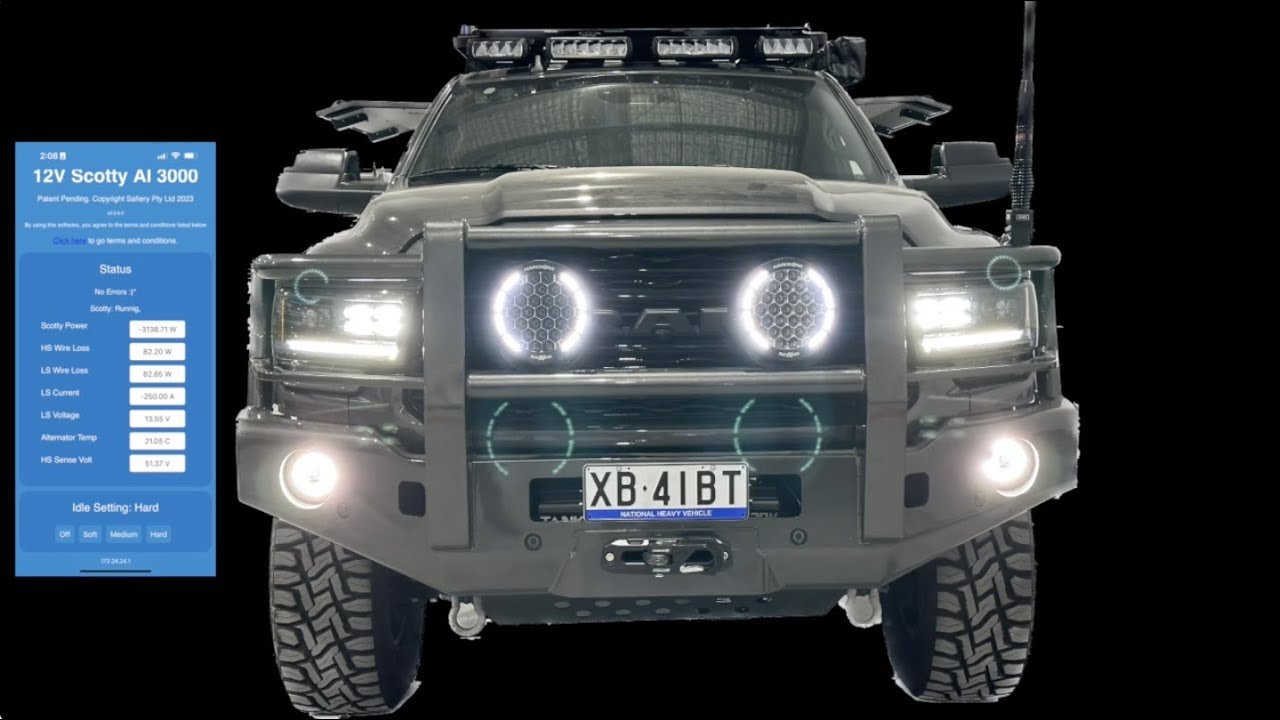 RAM 3500 Towing Zone RV powered by Scotty AI with 3,138W DC DC