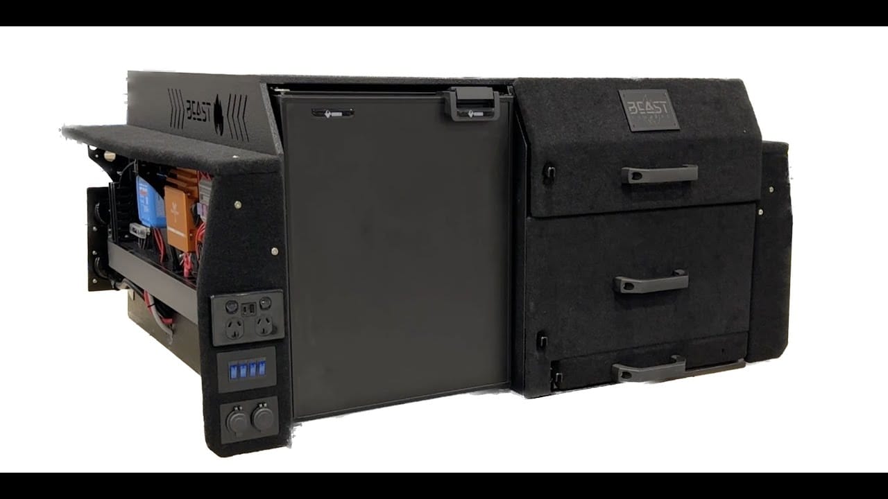 LC300 or LC200 Compact Lifestyle Kit 65L Upright 600Ah Lithium 3000W inverter