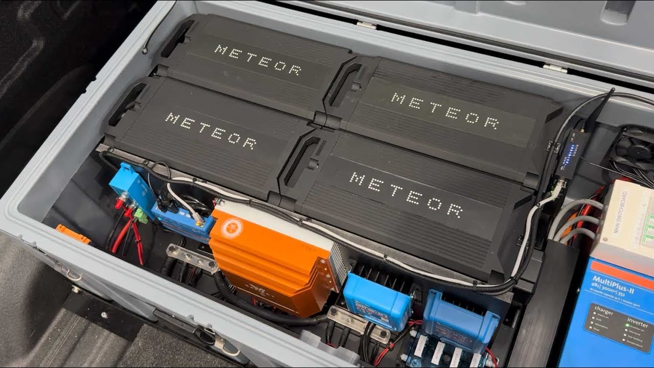 RAM 2500 Powercase for STARlink Streaming with Aircon running in the van