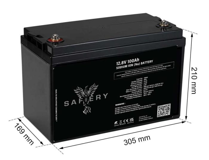 Sodium Battery 100Ah 12V