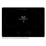 Safiery USA Dual Hob Induction Cooktop - 1400W and 1400W Built-in, 110V, RV-Safe