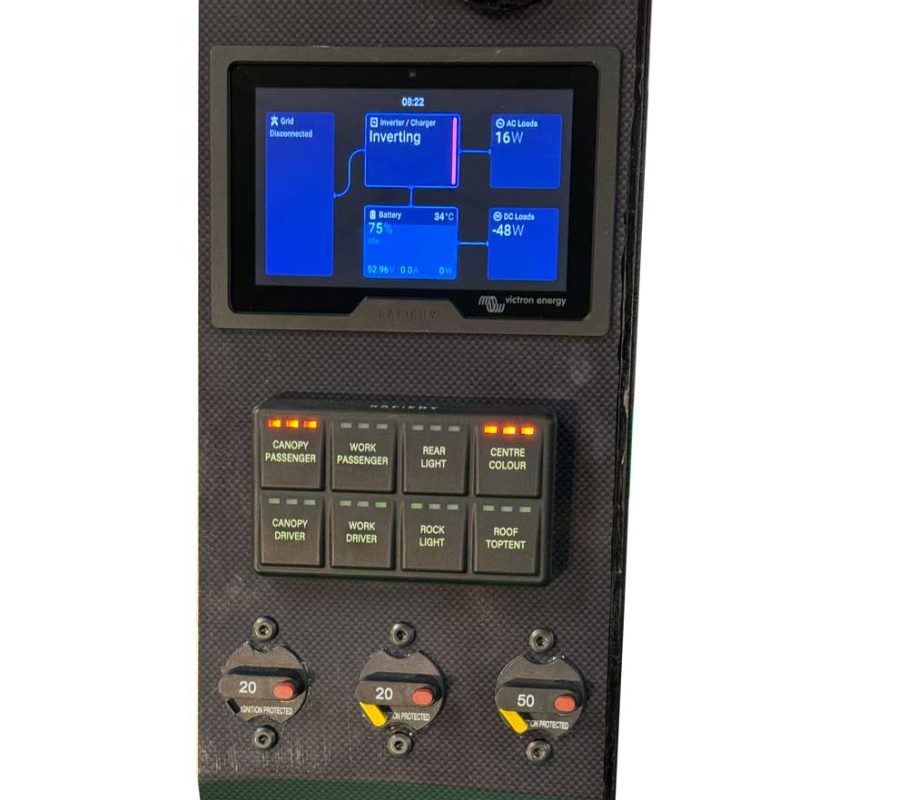 4WD Canopy Power Packs 125A DC DC 3000W Inverter Digital Switching ...