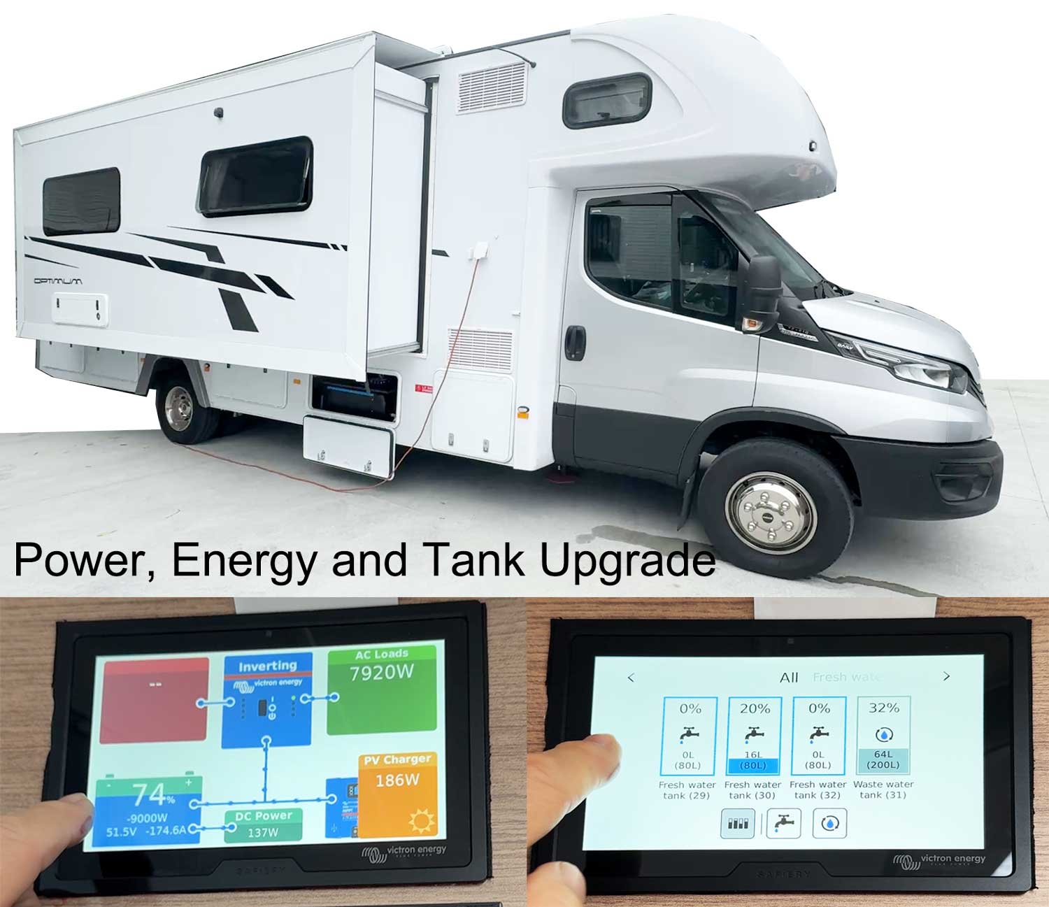 Jayco Motorhome Power Energy and Tank Monitoring Upgrade