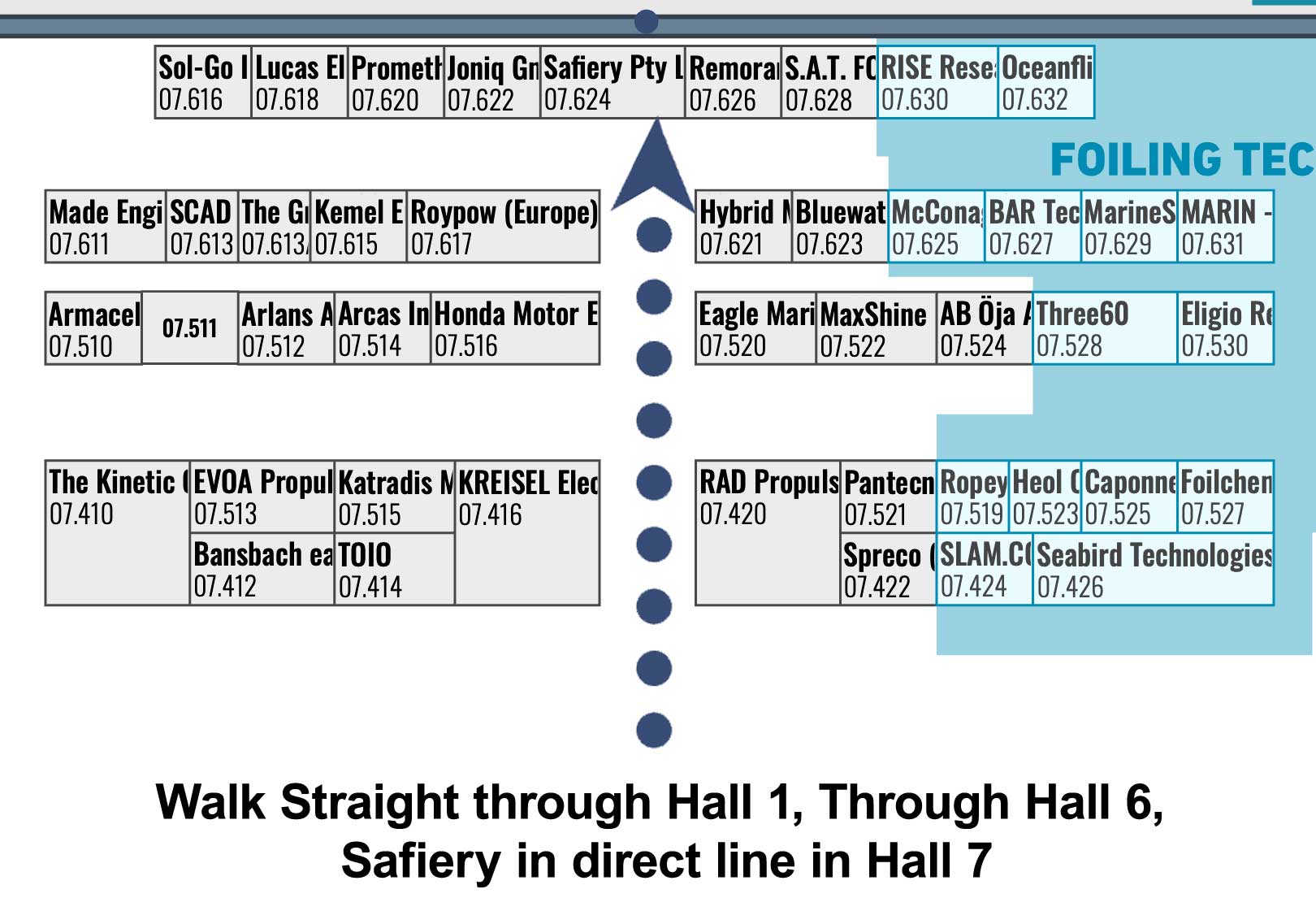 Path to Safiery at METSTRADE 2024 07.624 at back wall