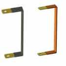 Pair Connecting Straps between Solid State Batteries in Stack Long Negative