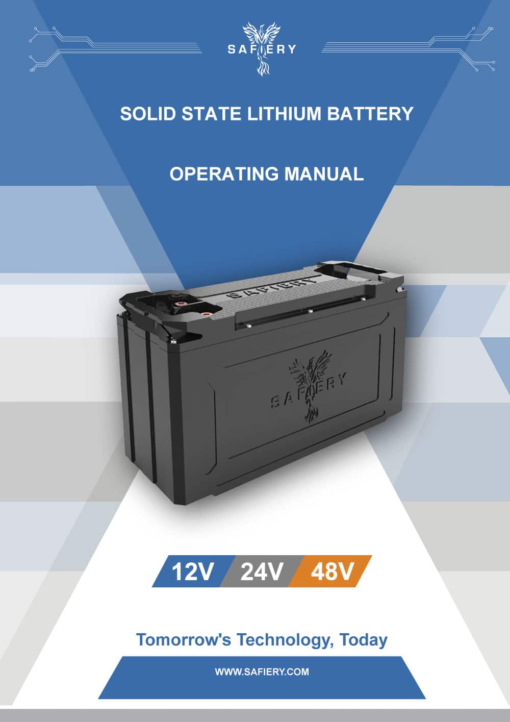 Solid State Lithium Battery Operating Manual CAN BMS Victron Integrated