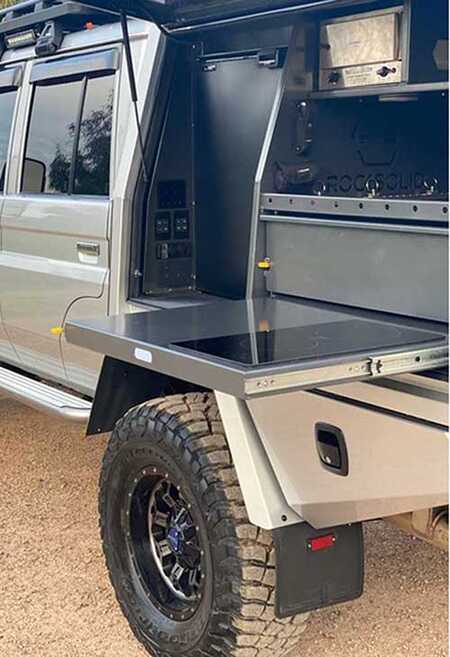 Double induction in pull out slide LC79