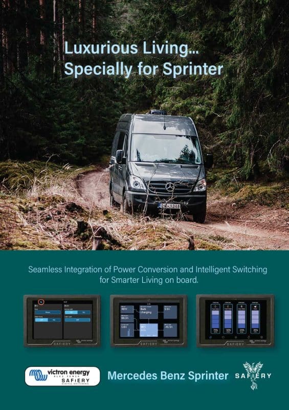 Specially for Sprinters Victron Integration of Digital Switching and big power