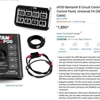 SPOD Bantam X 8 Circuit Controller with HD Control