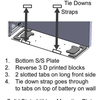 Solid State Tie Down Plate