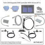 NMEA Core Kit A 2 Tees twin droppers 2 terminators Power Injection backbone VE CAN