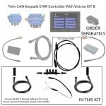 NMEA Kit B Backbone Two 1M Droppers 2 Terminators Power Injection VE CAN to Victron