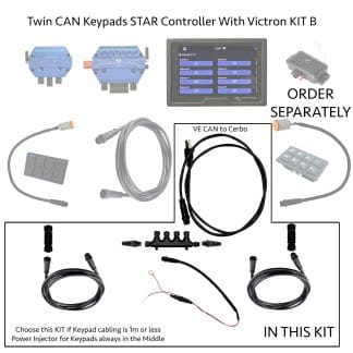 NMEA Core Kit B twin droppers 2 terminators Power Injection backbone VE CAN