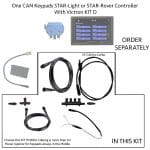 One CAN Keypad with STAR-Light or Rover and Victron Integration