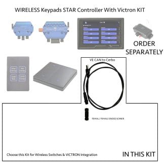 NMEA cable and Joiner to Victron VE CAN with Wireless Switches