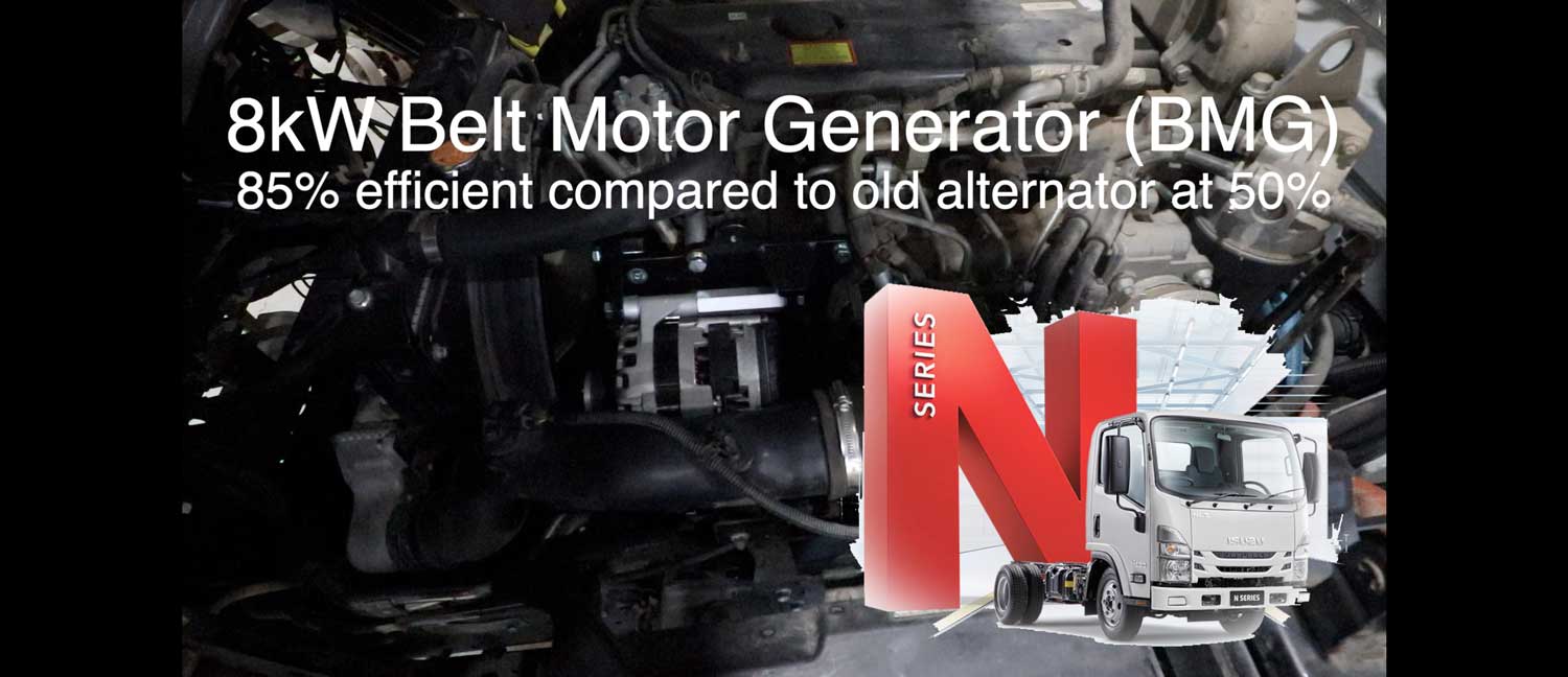 Isuzu NPS gets 8kW second alternator