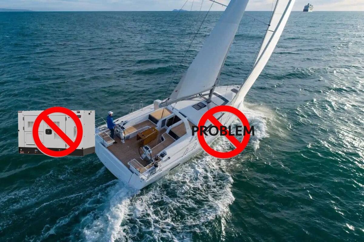 No Genset is no Problem with Safiery on Saling Boat