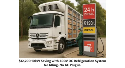 Revolutionize Your Cold Chain: This 400V DC Refrigeration System Slashes Operating Costs by $12,400 Annually