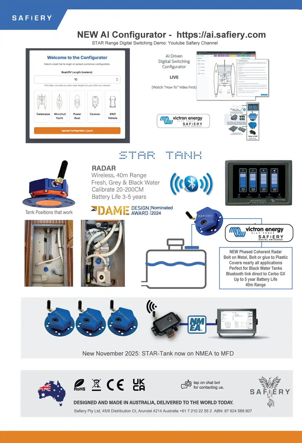 Victron Integration and using Smart Displays with Matter for Digital Switching