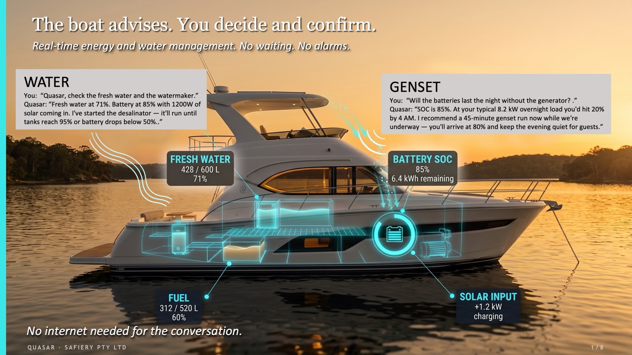 AI advice for your boat with conversational delivery