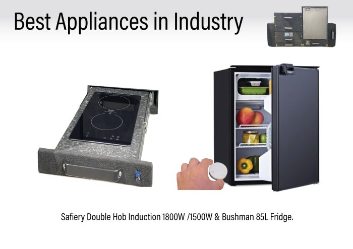 Lifestyle NO Drawers, Induction, 30L Fridge, 400Ah Lithium 3000W Inverter/Charger Scotty 1500w