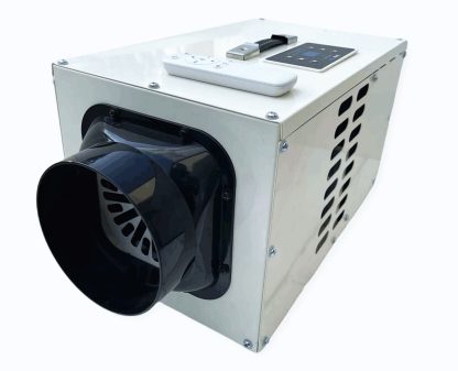 48V Compact Aircon 2,380 Btu with Flexible Ducting Remote Control