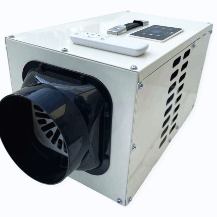 48V Compact Aircon 2,380 Btu with Flexible Ducting Remote Control