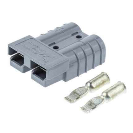 Anderson 50A Power Connector 4 Gauge Contacts with Rear Cover