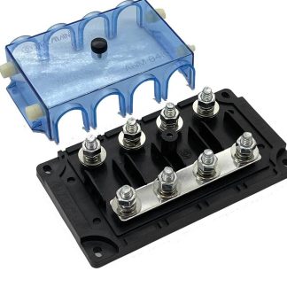 Victron Quad Fuse holder for MEGA-fuse Plus 6 x 125A or 250A or 300A Fuses as Package