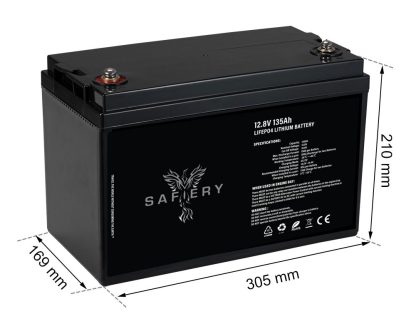 135Ah Lithium Battery Group 27 Fit Bluetooth