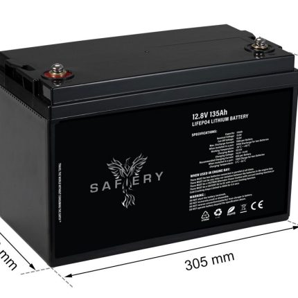 135Ah Lithium Battery Group 27 Fit Bluetooth