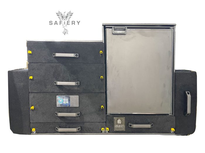 Endurance Lifestyle: Drawers, Induction, 85L Fridge, 600Ah Lithium 3000W Inverter/Charger Scotty 1500w