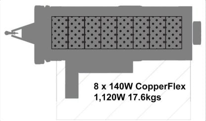 1120W Solar Upgrade to suit AOR POP Top Vans