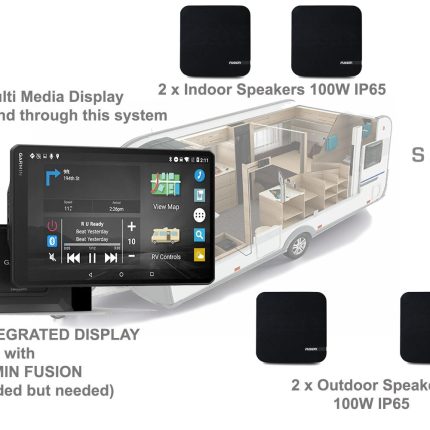 Safiery Integrated Display Fusion 4 Speaker Package