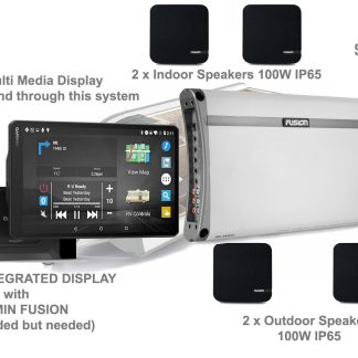 Safiery Integrated Display Amplifier and Fusion 4 Speaker Package