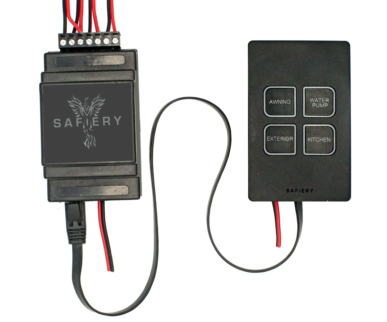 Smart Switch Kit Alloy 4 button Switch + Smart IO Board